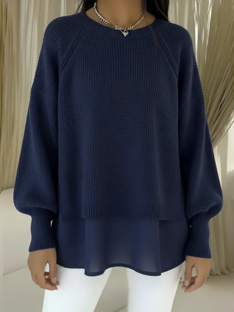 Eline | Trui met Gelaagde Look