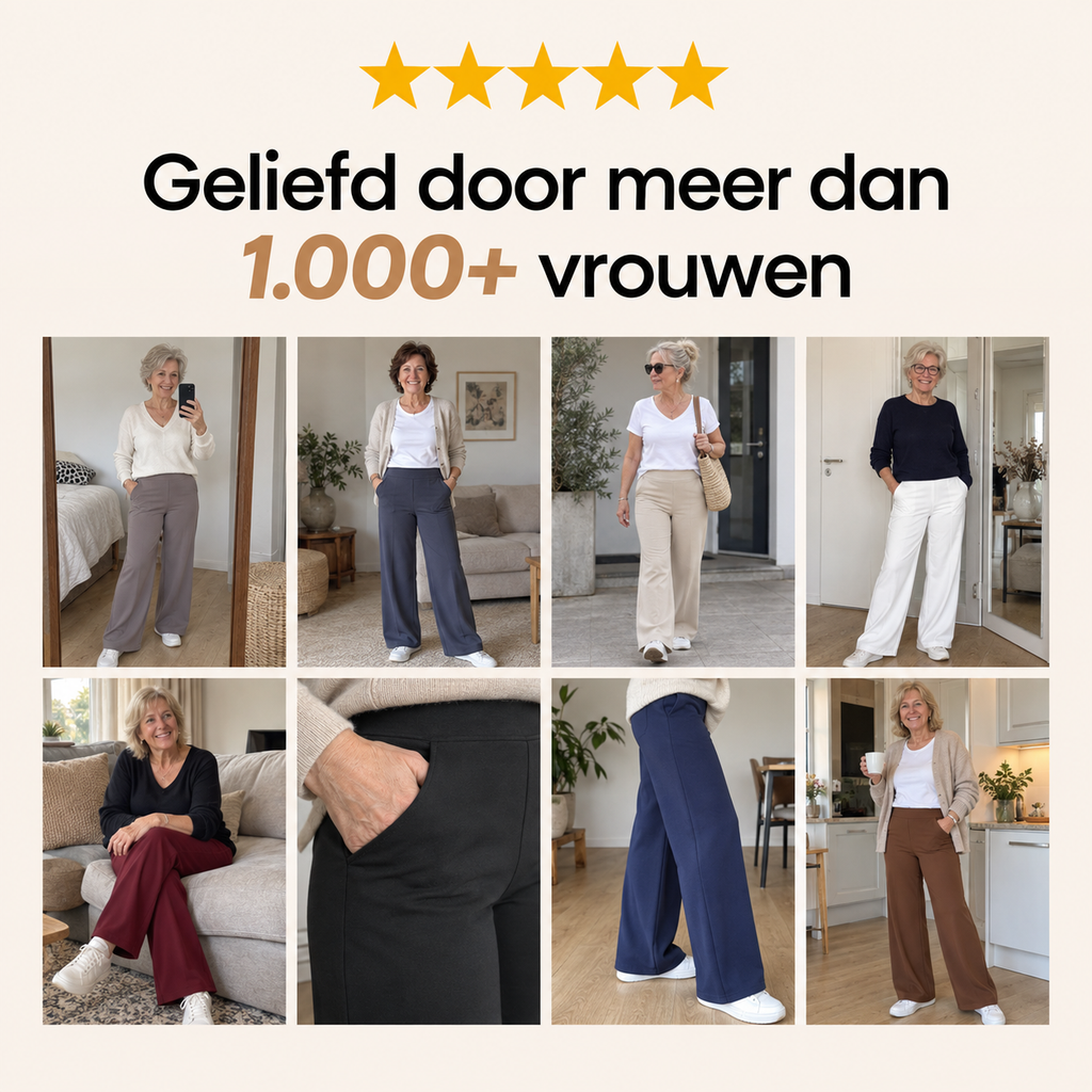 Klara – Dé comfortabele stretchbroek  1+1 GRATIS