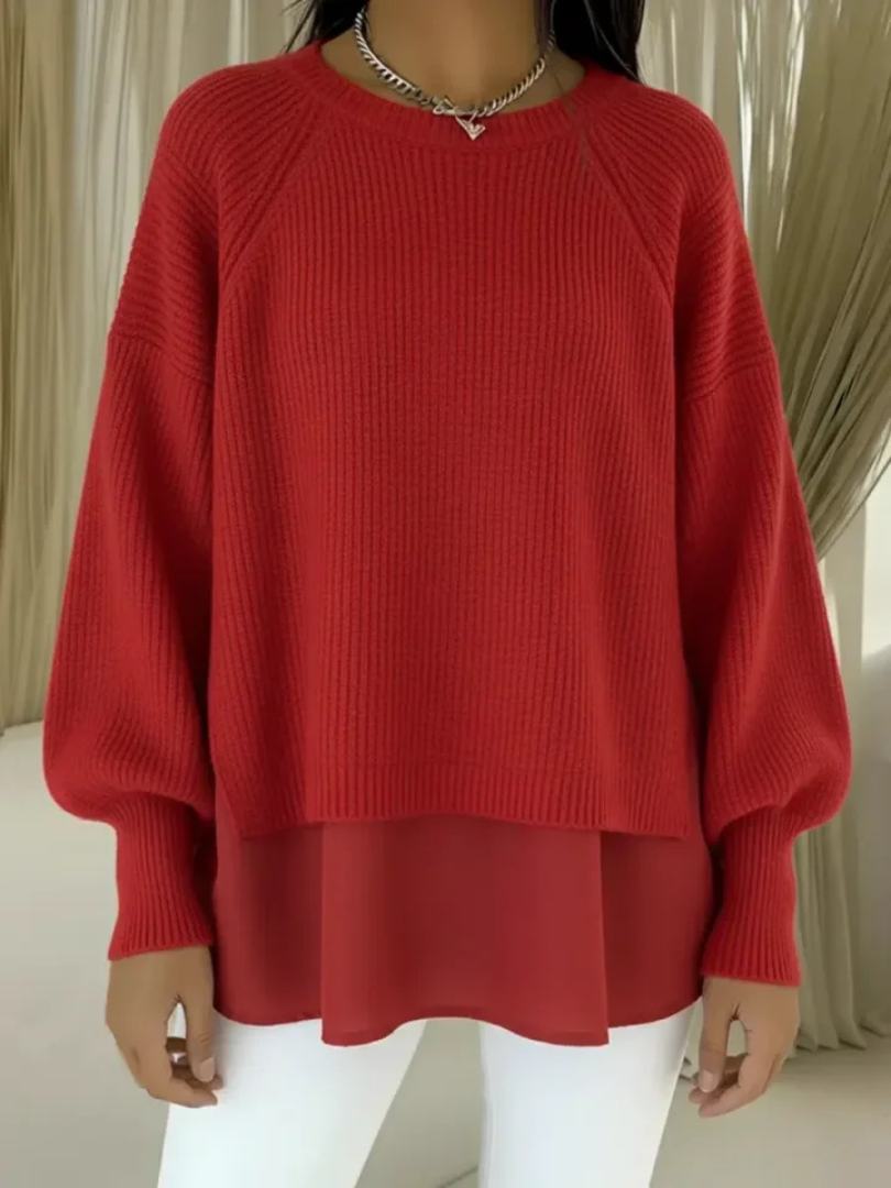 Eline | Trui met Gelaagde Look