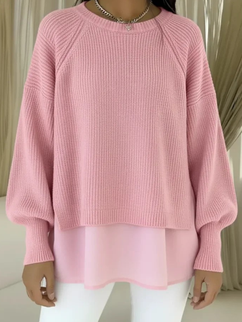 Eline | Trui met Gelaagde Look