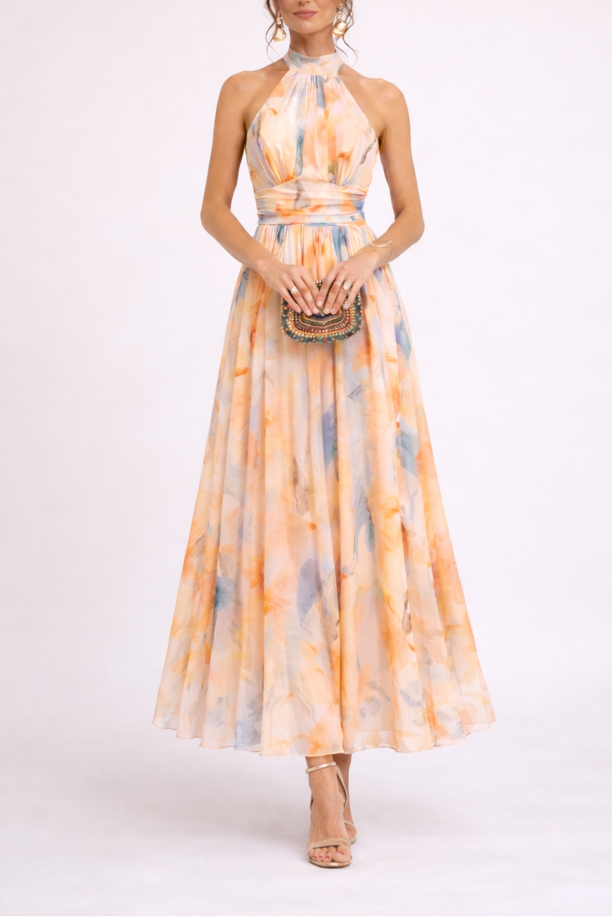 Elegante Jurk met Halternek