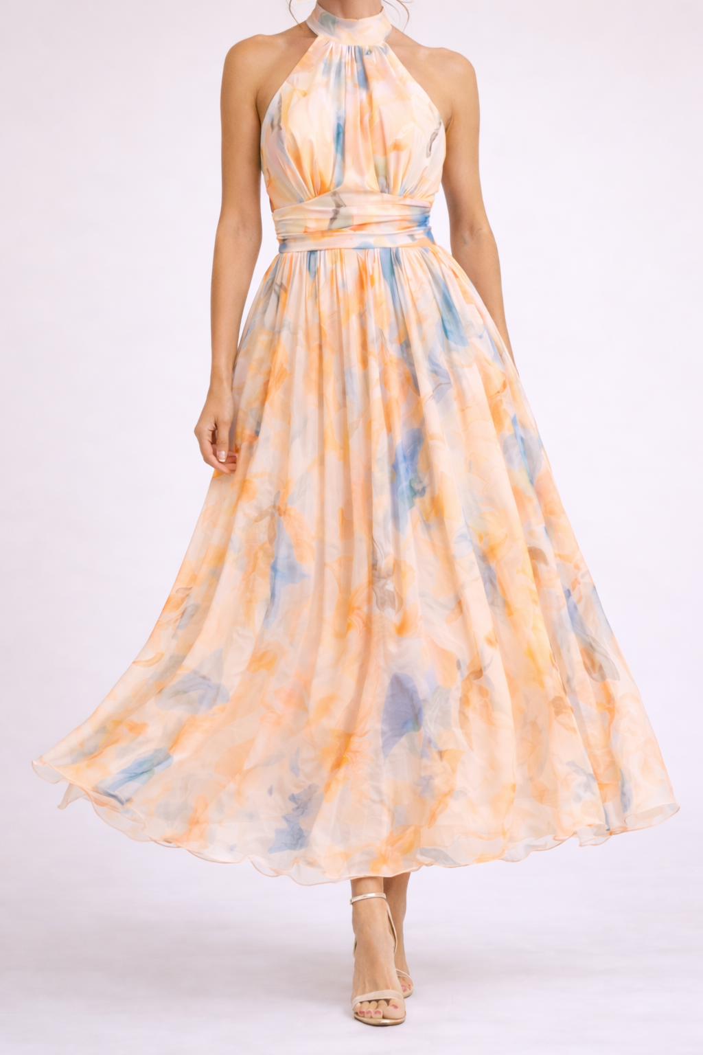 Elegante Jurk met Halternek