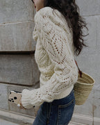 Off-White Sweater met Cut-Out
