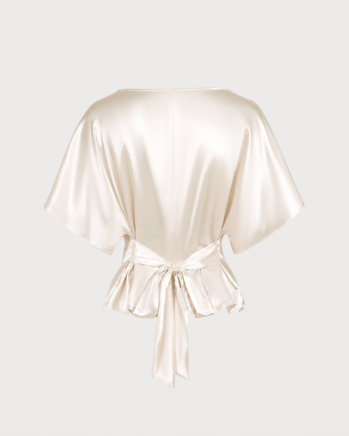 Apricot Top met Boothals en Strikdetail